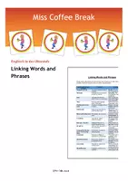 Vorschau - Arbeitsblätter - Linking Words and Phrases - Deckblatt