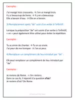 Aperçu - Préparation de séance / Séance complète - Les pronoms adverbiaux Y et EN - French Pronouns Y and EN - Page 1