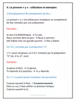 Aperçu - Préparation de séance / Séance complète - Les pronoms adverbiaux Y et EN - French Pronouns Y and EN - Page 2