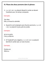 Aperçu - Préparation de séance / Séance complète - Les pronoms adverbiaux Y et EN - French Pronouns Y and EN - Page 3