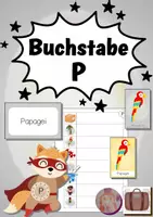 Vorschau - Arbeitsblätter - Buchstaben-Helden: Der Buchstabe P - Deckblatt
