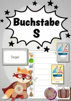 Vorschau - Arbeitsblätter - Buchstaben-Helden: Der Buchstabe S - Deckblatt