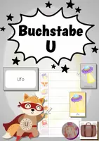Vorschau - Arbeitsblätter - Buchstaben-Helden: Der Buchstabe U - Deckblatt