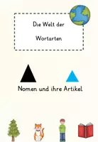 Vorschau - Präsentationen/Tafelbilder - Welt der Wortarten: Lehrmaterial / Tafelmaterial (Nomen, Artikel, Verben, Adjektive) - Seite 1