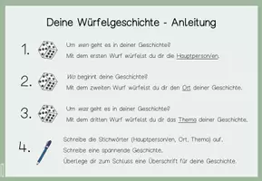 Vorschau - Fördermaterial/Inklusion - Würfelgeschichte Weihnachten Schreibanlass Erzählen - Seite 2
