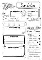 Vorschau - Arbeitsblätter - Steckbrief Erbse - Seite 2