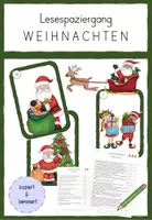 Vorschau - Arbeitsblätter - Lesespaziergang Weihnachten - Klasse 2/3 *3-fach differenziert* - Deckblatt