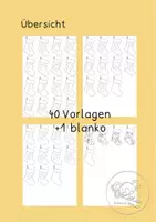 Vorschau - Arbeitsblätter - Xmas stocking - Weihnachtsstrumpf 40 Vorlagen plus blanko - Seite 2