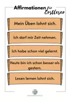 Vorschau - Fördermaterial/Inklusion - Lesehäppchen - Affirmationen für Erstleser - Seite 2