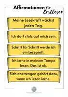 Vorschau - Fördermaterial/Inklusion - Lesehäppchen - Affirmationen für Erstleser - Seite 3