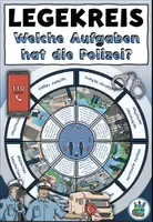 Vorschau - Mal- und Bastelvorlagen - Materialpaket "Die Polizei" Achtung, Notfall! DaZ / DaF / Deutsch / Sachunterricht (wachsend) - Seite 1