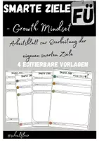Vorschau - Arbeitsblätter - Arbeitsblatt - Meine Ziele - Deckblatt