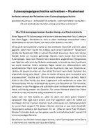 Vorschau - Text - Eulenspiegelgeschichte schreiben: Mustertext - Deckblatt