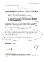 Vorschau - Klassenarbeiten - Deutsch GK Klausur - Aufgabentyp IA mit weiterführendem Schreibauftrag_WOYZECK - Deckblatt