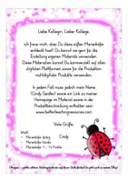 Vorschau - selbst erstellte Cliparts/Grafiken - Cliparts Marienkäfer - Mathe Grundschule, Zählen, Malen, Rechnen - Seite 1