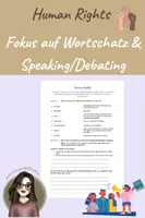 Vorschau - Arbeitsblätter - Human Rights - Worksheet - Deckblatt