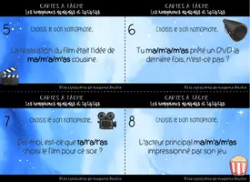 Aperçu - Jeux - Cartes à tâches homophones ma-m'a-m'as et ta-t'a-t'as - Page 2