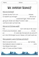 Vorschau - Arbeitsblätter - Lesetext Schnee / Winter - Seite 3