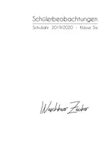 Vorschau - Lehrpläne/Lehrermaterial - Schülerbeobachtung - Klasse 3/4 - Seite 1
