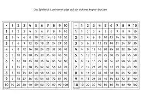 Vorschau - Spiele - Einmaleins üben - Spiel zur Vertiefung (Klasse 2-3) - Seite 2