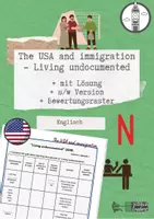Vorschau - Stundenentwürfe - The USA and immigration - Living Undocumented - Deckblatt