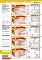 Vorschau - Arbeitsblätter - Schatzsuche mit geographischen Koordinaten - Deckblatt