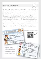 Vorschau - Poster - Lesetandem - Poster und Ablauf zum Tandemlesen | Tafelmaterial - Seite 1