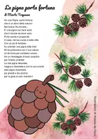 anteprima - Materiale di supporto/inclusione - Laboratori di Natale: La pigna porta fortuna - Pagina di copertina