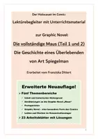 Vorschau - Unterrichtsreihen - "Maus" - kompletter Lektürebegleiter: "Maus" von Art Spiegelman (Unterrichtsmaterial, Arbeitsblätter, LÖSUNGEN) Lektüre Klasse 9-13: Comic, Holocaust (E-Book zur 2. erweiterten Neuauflage) - Seite 1