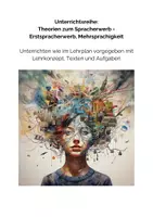 Vorschau - Stundenentwürfe - Unterrichtsreihe: Theorien zum Spracherwerb - Erstspracherwerb und Mehrsprachigkeit (Lehrplan bis 2026 | SEK II | GOSt) - Seite 1