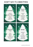 Vorschau - Arbeitsblätter - Christmas Vocabulary Materialpaket - Deckblatt