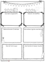 Vorschau - Arbeitsblätter - Silvester & Neujahr - Wimpelketten und Arbeitsblatt - Seite 2