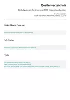 Vorschau - Arbeitsblätter - Die Aufgaben der Parteien in der BRD - Integrationsfunktion - Seite 1