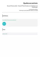 Vorschau - Arbeitsblätter - Deutsch-Klassenarbeit - Klasse 8 Thema Analyse von Gedichten und Erzählungen - Seite 2