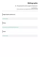 Aperçu - Autre type de ressources - 6e - Des passeports comme supports d'expression - Page 1