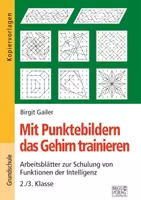 Vorschau - Arbeitsblätter - Mit Punktebildern das Gehirn trainieren - 2./3. Klasse - Deckblatt
