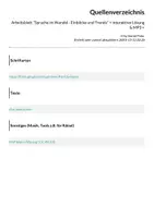 Vorschau - Arbeitsblätter - Arbeitsblatt "Sprache im Wandel - Einblicke und Trends" + interaktive Lösung & MP3 + - Seite 1
