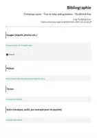 Aperçu - Apprentissages en autonomie - Christmas scene - True or false and questions - The British Fox - Page 1