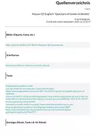 Vorschau - Klassenarbeiten - Klausur Q1 Englisch "Questions of Gender & Identity" - Seite 1