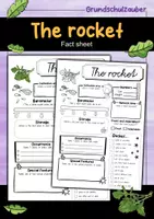 Vorschau - Arbeitsblätter - Rocket fact sheet (English) - Deckblatt
