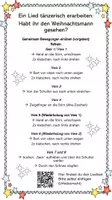 Vorschau - Arbeitsblätter - Ein Lied tänzerisch erarbeiten/Weihnachtslied/ Sport und Musik - Seite 2
