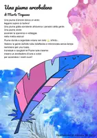 anteprima - Materiale di supporto/inclusione - Laboratori di Natale: Una piuma arcobaleno - Pagina di copertina