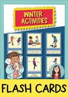 Vorschau - Fördermaterial/Inklusion - Winter Activities Flash Cards / Bildkarten (Englisch) - Deckblatt