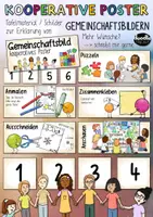 Vorschau - Poster - Kooperative Poster & Gemeinschaftsbild - Anleitung / Tafelkarten - Deckblatt