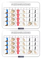 Vorschau - Arbeitsblätter - Materialpaket 🎁 Klassenmusizieren für Bodypercussion & Orffinstrumente • Schneezauber • Audios Noten Karten - Seite 3