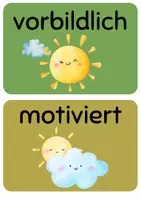 Vorschau - Poster - Klassenampel 🚦 - Classroom Management - Regeln - Seite 1