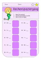 Vorschau - Arbeitsblätter - Rechenspaziergang Weihnachten ZR100 Addition und Subtaktion - Seite 3