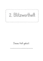 Vorschau - Arbeitsblätter - Die 100 häufigsten Wörter Teil 2 - Seite 1