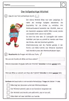 Vorschau - Arbeitsblätter - Lesehäppchen: Winter und Weihnachten (Klasse 2) - Seite 3