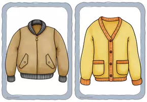 Vorschau - Bildkarten - Wort- und Bildkarten - CLOTHES - Seite 3